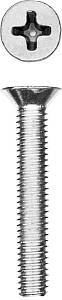ЗУБР DIN 965, кл. пр. 4.8, M5 х 40 мм, цинк, 6 шт, винт с потайной головкой (303116-05-040)