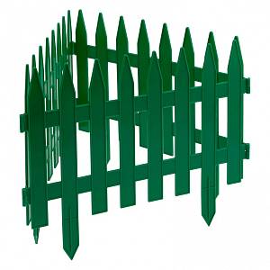 Забор декоративный &quot;Рейка&quot;, 28 х 300 см, зеленый, Россия, Palisad