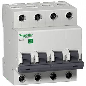 Автоматич-й выкл-ль Schneider EASY 9 4П 16А С 4,5кА 400В EZ9F34416