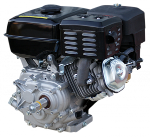 Двигатель LIFAN 173F-H (8 л.с., 4-хтактный, одноцилиндровый, с воздушным охлаждением, вал 22 мм, 242см³, ручная система запуска, цепной редуктор, вес 25 кг)