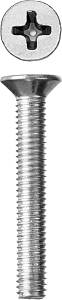 ЗУБР DIN 965, кл. пр. 4.8, M6 х 20 мм, цинк, 9 шт, винт с потайной головкой (303116-06-020)