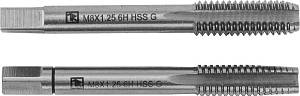 MT12175S2 Набор метчиков T-COMBO двухпроходных ручных универсальных М12х1.75, HSS-G, 2 шт. Thorvik