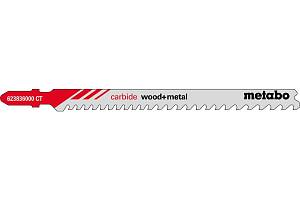 3 лобзиковые пилки, серия «carbide wood + metal», 108/3,5–5 мм (623836000) Metabo
