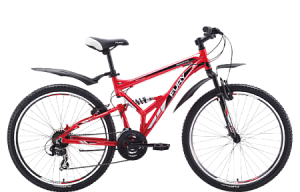 Велосипед FURY Okinawa красный/белый/черный 17"